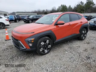 2024 Hyundai Kona SEL with VIN KM8HB3AB7RU052676, listed as a Copart auction lot 42820625 with 15,359 mi miles and Salvage title. Bid and sale history available at DreamBid. Image 1.