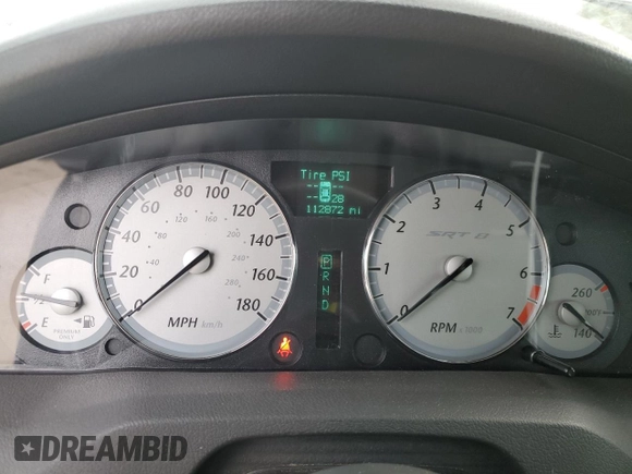 2006 Chrysler 300 C SRT8 with VIN 2C3KA73W06H372249, listed as a Copart auction lot 69399774 with 112,872 mi miles and Salvage Title. Bid and sale history available at carsss.com. Image 9.