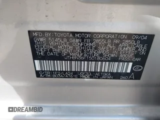 2005 Lexus LS 430 z VIN JTHBN36F150180604, wystawiony jako IAAI lot #41673727 z przebiegiem 182 363 mil mil oraz . Historia ofert i sprzedaży dostępna na DreamBid. Obrazek 9.