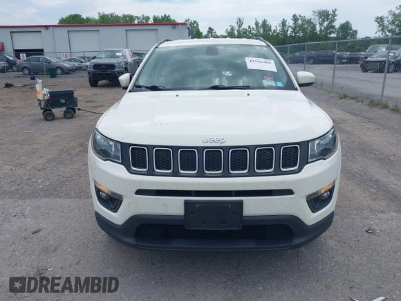 2019 Jeep Compass Latitude with VIN 3C4NJDBB8KT684116, listed as a IAAI auction lot 42596469 with 73,219 mi miles and . Bid and sale history available at DreamBid. Image 12.