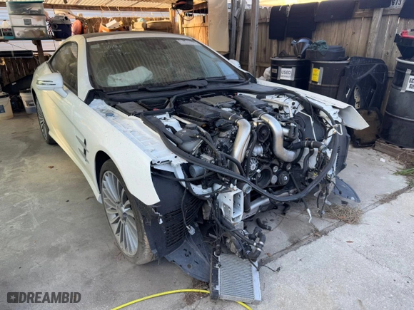 2015 Mercedes-Benz SL-Class SL 550 with VIN WDDJK7DA5FF033825, listed as a Copart auction lot 86223464 with 5,610 mi miles and Salvage Title. Bid and sale history available at carsss.com. Image 1.