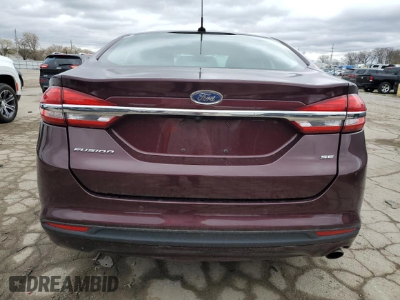 2017 Ford Fusion SE with VIN 3FA6P0H79HR353569, listed as a Copart auction lot 52422545 with 94,159 mi miles and Salvage title. Bid and sale history available at DreamBid. Image 6.
