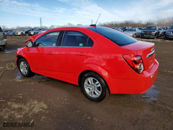2016 Chevrolet Sonic LT with VIN 1G1JC5SH8G4123763, listed as a Copart auction lot 47054265 with 0 mi miles and Salvage Title. Bid and sale history available at carsss.com. Image 2.