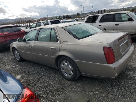 2001 Cadillac DeVille z VIN 1G6KD54Y61U248616, wystawiony jako Copart lot #47057095 z przebiegiem 110 009 mil mil oraz Czysty tytuł • Clean title. Historia ofert i sprzedaży dostępna na DreamBid. Obrazek 2.