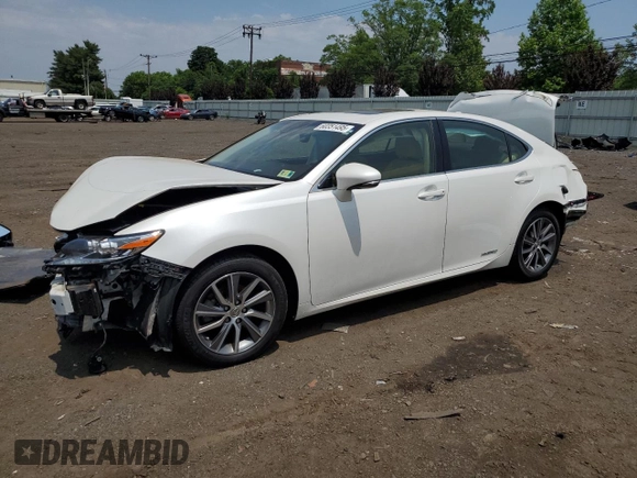 2018 Lexus ES 300h with VIN JTHBW1GG4J2192821, listed as a Copart auction lot 60351495 with 95,460 mi miles and Salvage title. Bid and sale history available at DreamBid. Image 1.
