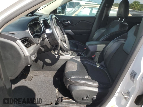 2018 Jeep Cherokee Latitude Plus with VIN 1C4PJLLX7JD523998, listed as a Copart auction lot 80515584 with 60,861 mi miles and Salvage Title. Bid and sale history available at carsss.com. Image 7.