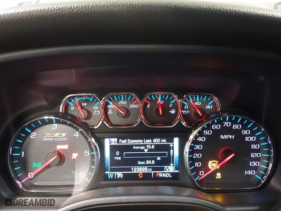 2018 Chevrolet Silverado 1500 LT with VIN 1GCVKREC8JZ318355, listed as a IAAI auction lot 41545597 with 123,895 mi miles. Bid and sale history available at carsss.com. Image 7.