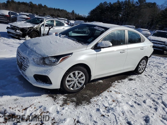 2018 Hyundai Accent SEL with VIN 3KPC24A3XJE035404, listed as a Copart auction lot 87393244 with 47,280 mi miles and Salvage Title. Bid and sale history available at carsss.com. Image 1.