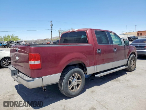 2006 Ford F-150 XLT with VIN 1FTRW12W06KD97705, listed as a Copart auction lot 59802965 with 153,229 mi miles and Clean title. Bid and sale history available at DreamBid. Image 3.