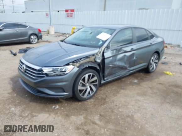 2019 Volkswagen Jetta S with VIN 3VWC57BU6KM147198, listed as a IAAI auction lot 42420717 with 54,425 mi miles and . Bid and sale history available at DreamBid. Image 2.