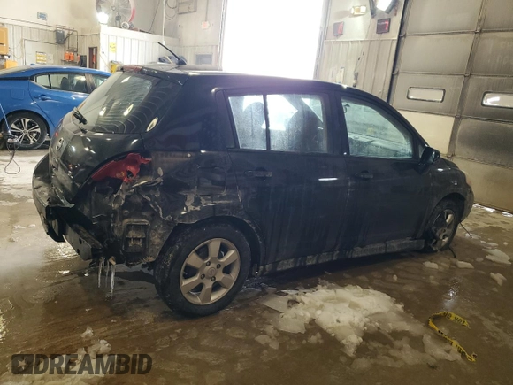 2009 Nissan Versa 1.8 SL with VIN 3N1BC13E39L351372, listed as a Copart auction lot 87274254 with 147,733 mi miles and Salvage Title. Bid and sale history available at carsss.com. Image 3.