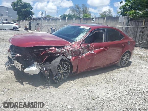 2015 Lexus IS 250 with VIN JTHBF1D25F5054719, listed as a Copart auction lot 60624285 with 97,086 mi miles and Salvage title. Bid and sale history available at DreamBid. Image 1.