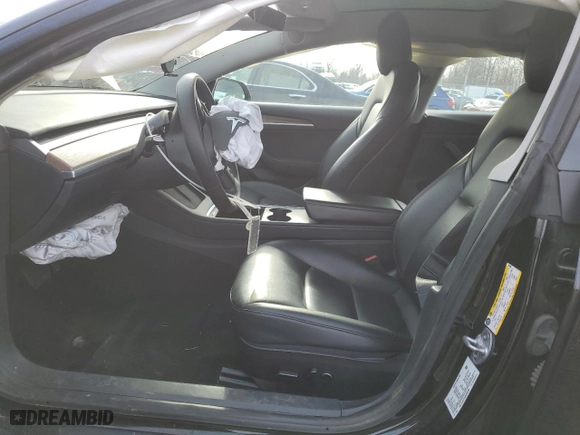 2022 Tesla Model 3 with VIN 5YJ3E1EA3NF288398, listed as a Copart auction lot 46535375 with 89,968 mi miles and Salvage Title. Bid and sale history available at carsss.com. Image 7.