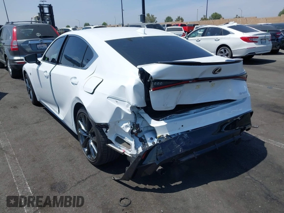 2024 Lexus IS 350 F Sport z VIN JTHGZ1B28R5076461, wystawiony jako IAAI lot #42116778 z przebiegiem 14 090 mil mil oraz . Historia ofert i sprzedaży dostępna na DreamBid. Obrazek 3.