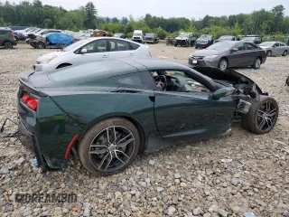 2014 Chevrolet Corvette 2LT with VIN 1G1YC2D7XE5127466, listed as a Copart auction lot 61139044 with 14,515 mi miles and Salvage Title. Bid and sale history available at carsss.com. Image 3.