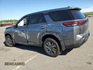 2025 Nissan Pathfinder S with VIN 5N1DR3AC0SC205087, listed as a Copart auction lot 57028965 with 1,052 mi miles and Salvage title. Bid and sale history available at DreamBid. Image 2.