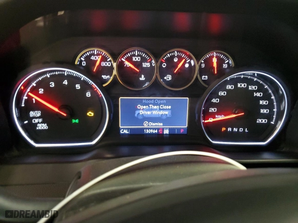 2019 Chevrolet Silverado 1500 LT with VIN 1GCPYDEK2KZ377839, listed as a Copart auction lot 42744555 with 130,964 mi miles and Clean Title. Bid and sale history available at carsss.com. Image 9.