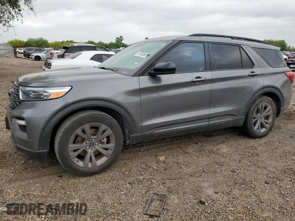 2022 Ford Explorer XLT z VIN 1FMSK7DH6NGB37062, wystawiony jako Copart lot #51503605 z przebiegiem 55 932 mil mil oraz Szkoda całkowita • Salvage title. Historia ofert i sprzedaży dostępna na DreamBid. Obrazek 1.