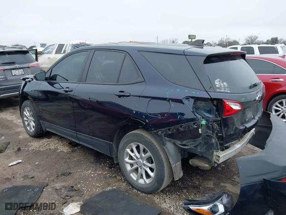 2021 Chevrolet Equinox LS with VIN 3GNAXHEV0MS121183, listed as a IAAI auction lot 41654743 with 52,593 mi miles. Bid and sale history available at carsss.com. Image 3.