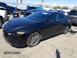 2021 Mazda Mazda3 Hatchback Select with VIN JM1BPAKLXM1327216, listed as a Copart auction lot 46096673 with 21,398 mi miles. Bid and sale history available at carsss.com. Image 1.
