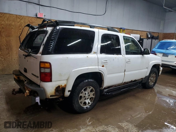 2003 Chevrolet Tahoe Z71 z VIN 1GNEK13Z83R162966, wystawiony jako Copart lot #54363635 z przebiegiem Nie podano mil oraz Czysty tytuł • Clean title. Historia ofert i sprzedaży dostępna na DreamBid. Obrazek 3.