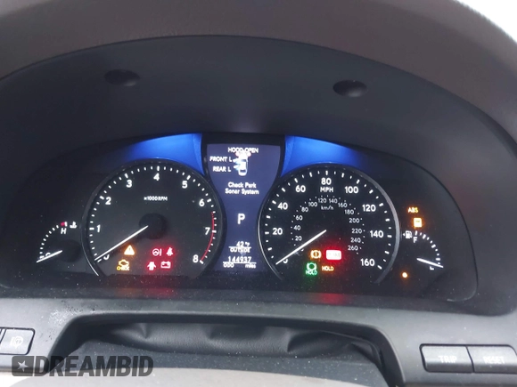 2013 Lexus LS 460 L with VIN JTHDL5EF4D5005941, listed as a IAAI auction lot 41462154 with 144,937 mi miles and . Bid and sale history available at DreamBid. Image 7.