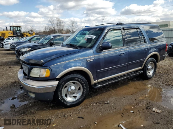 1999 Ford Expedition XLT z VIN 1FMPU18L5XLB51556, wystawiony jako Copart lot #49698855 z przebiegiem 194 898 mil mil oraz Szkoda całkowita • Salvage title. Historia ofert i sprzedaży dostępna na DreamBid. Obrazek 1.