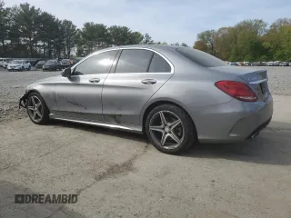 2016 Mercedes-Benz C 300 Luxury with VIN 55SWF4KB4GU101602, listed as a Copart auction lot 54063435 with 99,266 mi miles and Salvage Title. Bid and sale history available at carsss.com. Image 2.