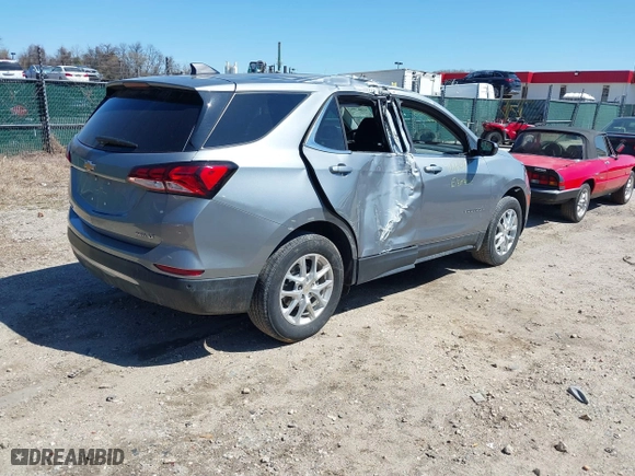 2024 Chevrolet Equinox LT with VIN 3GNAXTEG1RL271440, listed as a IAAI auction lot 41863055 with 20,746 mi miles. Bid and sale history available at carsss.com. Image 4.
