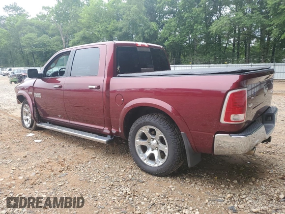 2016 Ram 1500 Laramie z VIN 1C6RR7NT3GS390185, wystawiony jako Copart lot #57874635 z przebiegiem 109 023 mil mil oraz Szkoda całkowita • Salvage title. Historia ofert i sprzedaży dostępna na DreamBid. Obrazek 2.