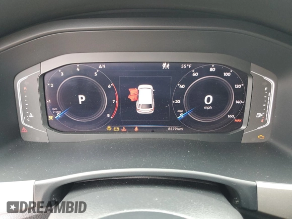2020 Volkswagen Atlas SEL z VIN 1V2MR2CAXLC503284, wystawiony jako Copart lot #58158855 z przebiegiem 85 794 mil mil oraz Szkoda całkowita • Salvage title. Historia ofert i sprzedaży dostępna na DreamBid. Obrazek 9.
