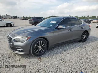 2014 Infiniti Q50 Sport z VIN JN1BV7AP2EM677598, wystawiony jako Copart lot #53562495 z przebiegiem 162 310 mil mil oraz Czysty tytuł • Clean title. Historia ofert i sprzedaży dostępna na DreamBid. Obrazek 1.