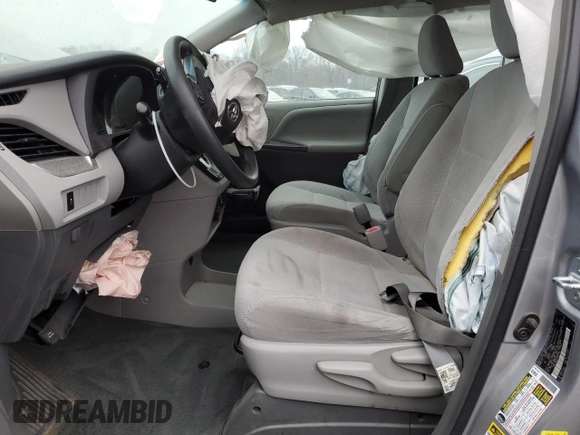 2017 Toyota Sienna L with VIN 5TDZZ3DC0HS887658, listed as a Copart auction lot 44546325 with 56,635 mi miles and Salvage Title. Bid and sale history available at DreamBid. Image 7.