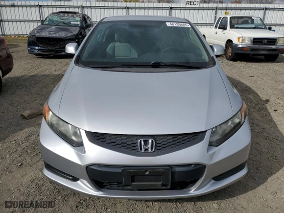 2012 Honda Civic Cpe LX with VIN 2HGFG3B55CH541515, listed as a Copart auction lot 48189685 with 63,635 mi miles and Salvage Title. Bid and sale history available at carsss.com. Image 5.