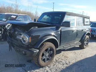 2022 Ford Bronco with VIN 1FMDE5BH9NLB25616, listed as a IAAI auction lot 41858725 with 34,162 mi miles. Bid and sale history available at carsss.com. Image 17.
