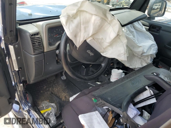 2006 Jeep Wrangler Unlimited LWB with VIN 1J4FA44S36P766549, listed as a Copart auction lot 64577974 with 0 mi miles and Salvage Title. Bid and sale history available at carsss.com. Image 8.