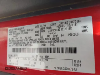 2020 Ford Transit с VIN 1FTYE2Y89LKA29144, выставлен на аукционе IAAI как лот 42434133 с пробегом 177 587 миль миль и . История ставок и продаж доступна на DreamBid. Изображение 9.