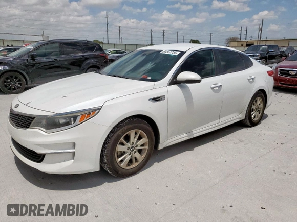 2016 Kia Optima LX with VIN 5XXGT4L38GG028737, listed as a Copart auction lot 60567755 with 124,478 mi miles and Clean title. Bid and sale history available at DreamBid. Image 1.