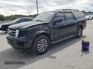 2017 Ford Expedition EL XLT with VIN 1FMJK1JT7HEA48408, listed as a Copart auction lot 72029454 with 181,108 mi miles and Salvage Title. Bid and sale history available at carsss.com. Image 1.