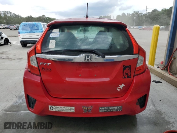 2015 Honda Fit EX-L with VIN 3HGGK5H88FM765531, listed as a Copart auction lot 55782385 with 183,207 mi miles and Salvage title. Bid and sale history available at DreamBid. Image 6.