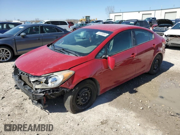 2015 Kia Forte LX with VIN KNAFX4A64F5338090, listed as a Copart auction lot 49138065 with 129,778 mi miles and Salvage Title. Bid and sale history available at carsss.com. Image 1.