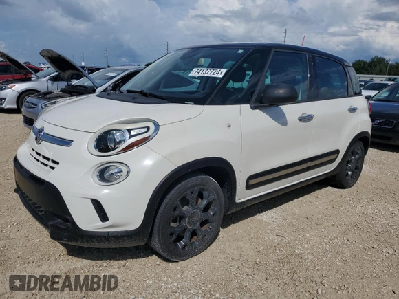 2017 FIAT 500L Trekking z VIN ZFBCFADH0HZ039862, wystawiony jako Copart lot #74137724 z przebiegiem 46 318 mil mil oraz Szkoda całkowita • Salvage title. Historia ofert i sprzedaży dostępna na DreamBid. Obrazek 1.