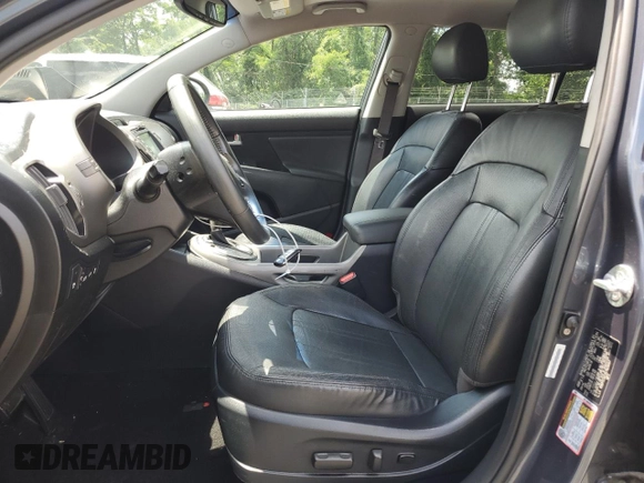 2014 Kia Sportage EX with VIN KNDPCCAC2E7629547, listed as a Copart auction lot 61255755 with 86,324 mi miles and Salvage title. Bid and sale history available at DreamBid. Image 7.