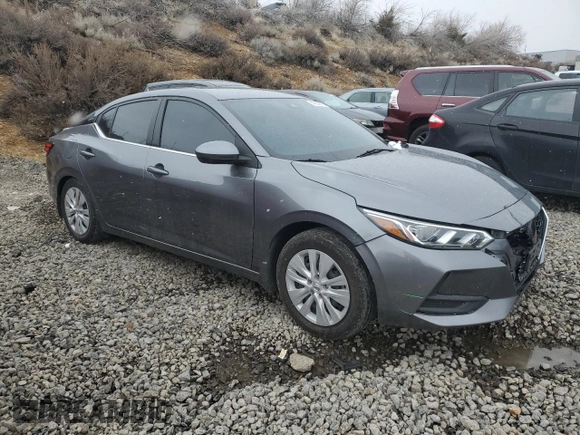 2022 Nissan Sentra S with VIN 3N1AB8BV4NY227830, listed as a Copart auction lot 47628615 with 42,299 mi miles and Salvage Title. Bid and sale history available at carsss.com. Image 4.