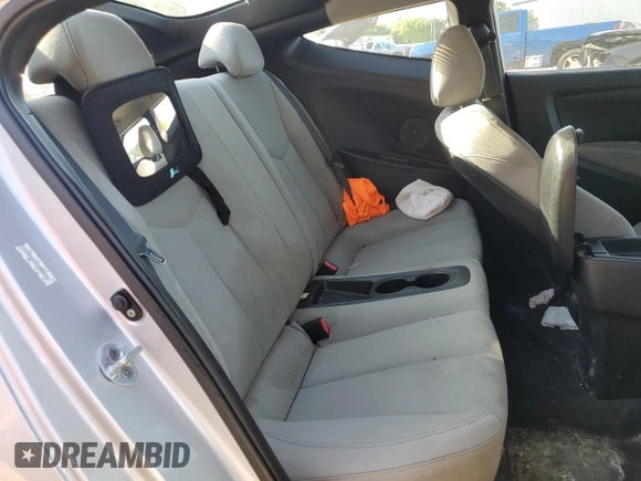 2012 Hyundai Veloster w/Black Int with VIN KMHTC6AD6CU032033, listed as a Copart auction lot 52614775 with 173,476 mi miles and Salvage title. Bid and sale history available at DreamBid. Image 10.