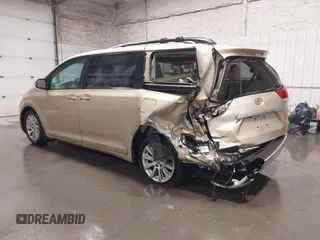 2014 Toyota Sienna Ltd with VIN 5TDDK3DCXES074614, listed as a IAAI auction lot 41691123 with 117,571 mi miles. Bid and sale history available at carsss.com. Image 3.