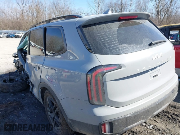 2024 Kia Telluride EX X-Line z VIN 5XYP3DGC1RG418796, wystawiony jako IAAI lot #41790576 z przebiegiem Nie podano mil oraz . Historia ofert i sprzedaży dostępna na DreamBid. Obrazek 3.