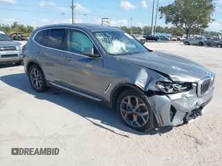 2024 BMW X3 sDrive30i z VIN 5UX43DP05R9W40914, wystawiony jako IAAI lot #40724064 z przebiegiem 6 211 mil mil oraz . Historia ofert i sprzedaży dostępna na DreamBid. Obrazek 1.