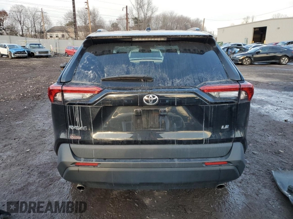2020 Toyota RAV4 LE with VIN 2T3H1RFV2LW069649, listed as a Copart auction lot 88353615 with 32,050 mi miles and Salvage Title. Bid and sale history available at DreamBid. Image 6.
