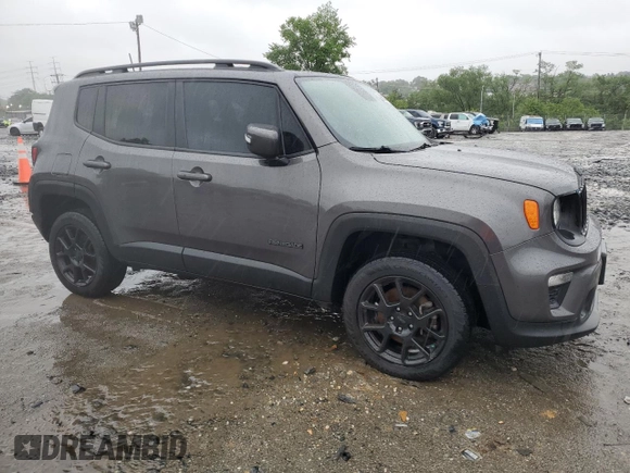 2019 Jeep Renegade Altitude with VIN ZACNJBB11KPK30872, listed as a Copart auction lot 58598305 with 87,474 mi miles and Salvage title. Bid and sale history available at DreamBid. Image 4.